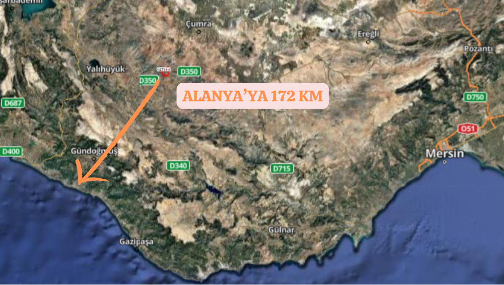 KONYA ÇUMRA AFŞARI KÖYÜNDE 991 M²TARLA SATILIKTIR. - KONYA ÇUMRA fotoğraf 10